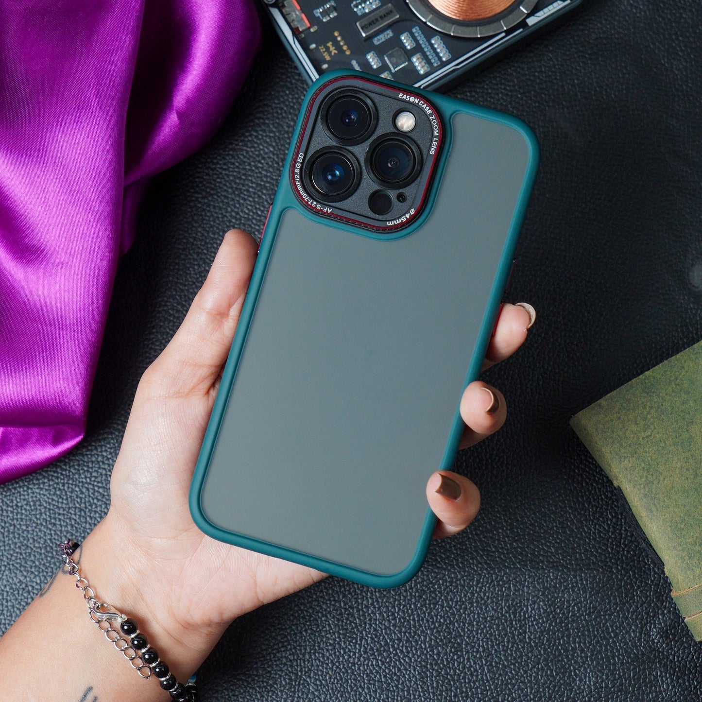 iPhone 14 Luxury Matte Shockproof Armor Case