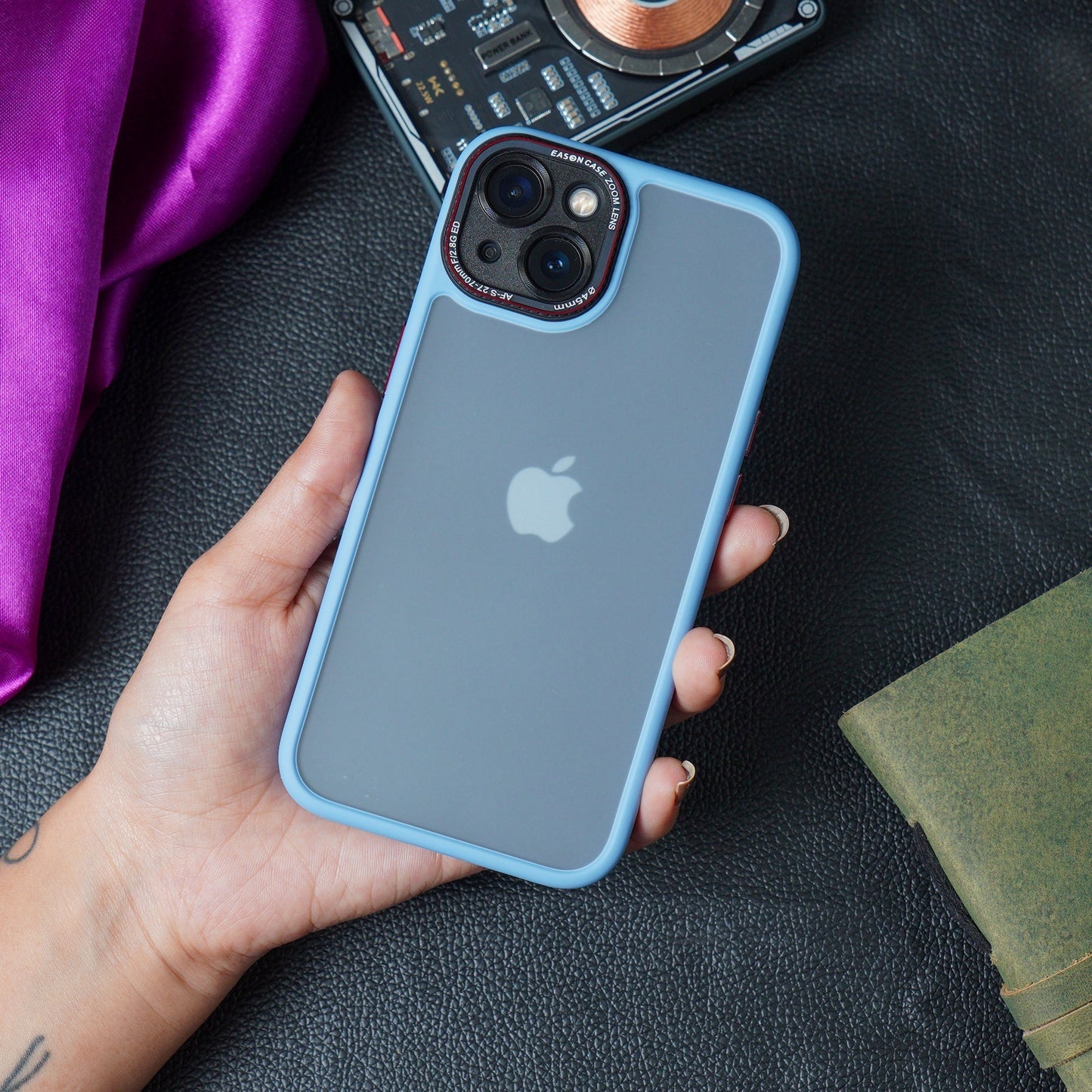 iPhone 14 Luxury Matte Shockproof Armor Case