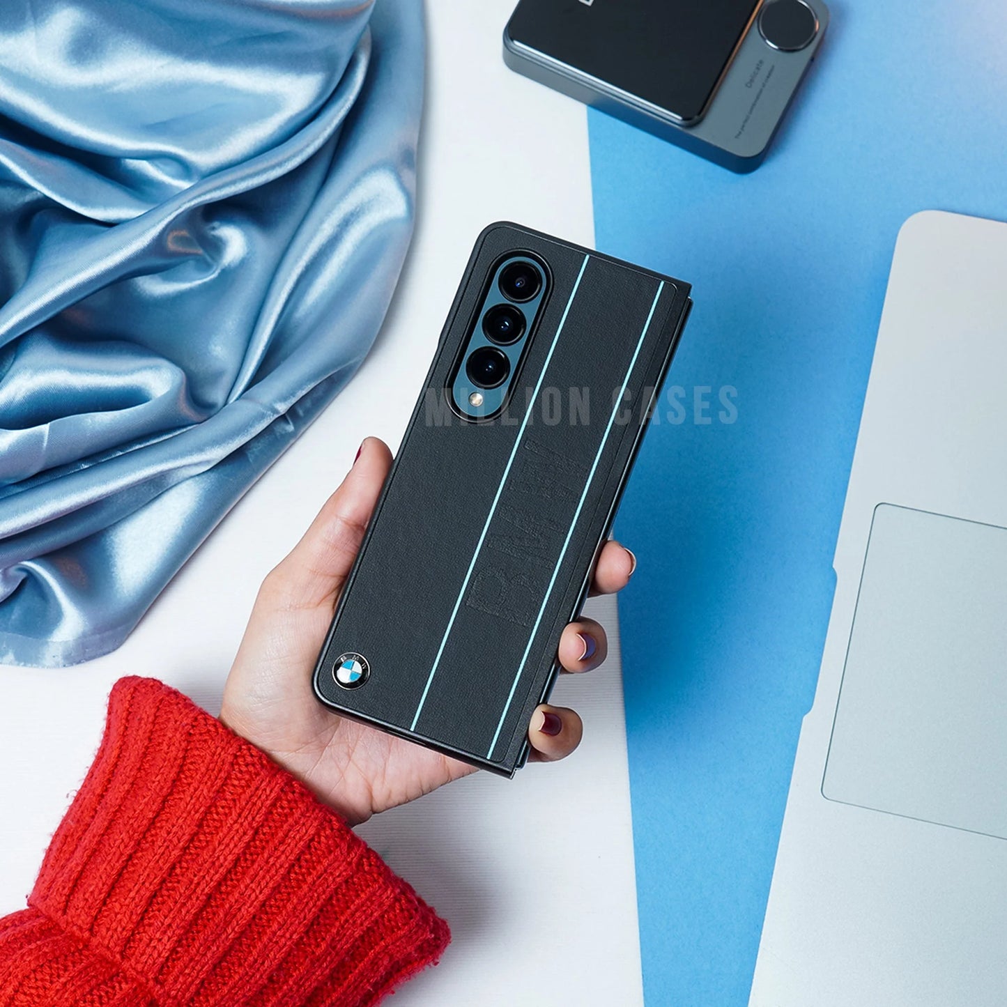 Galaxy Z Fold4 Premium Luxe Leather Case
