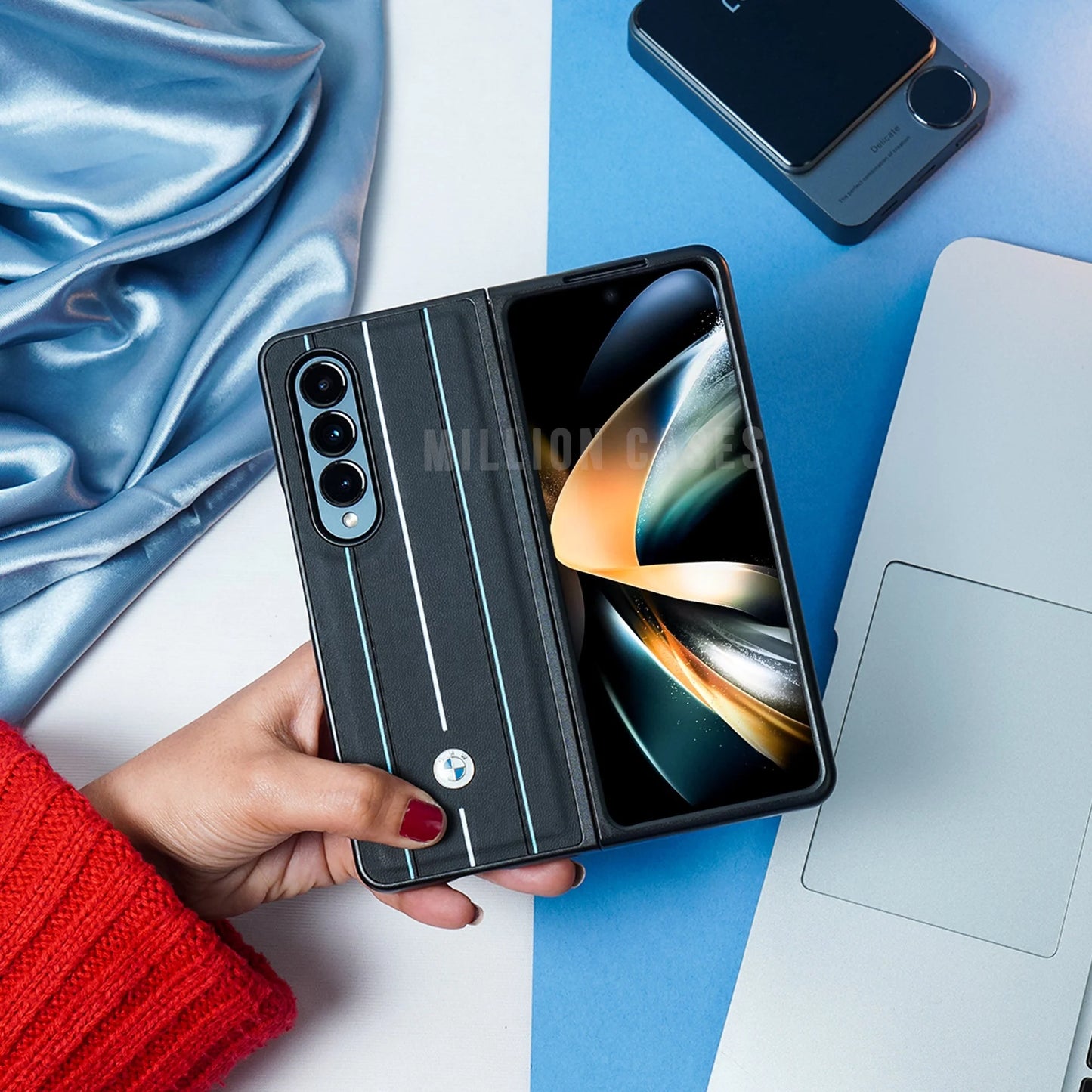 Galaxy Z Fold4 Premium Luxe Leather Case