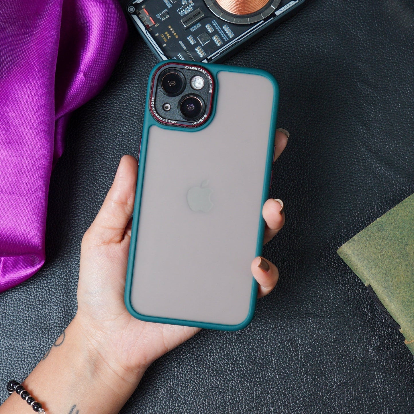iPhone 14 Luxury Matte Shockproof Armor Case