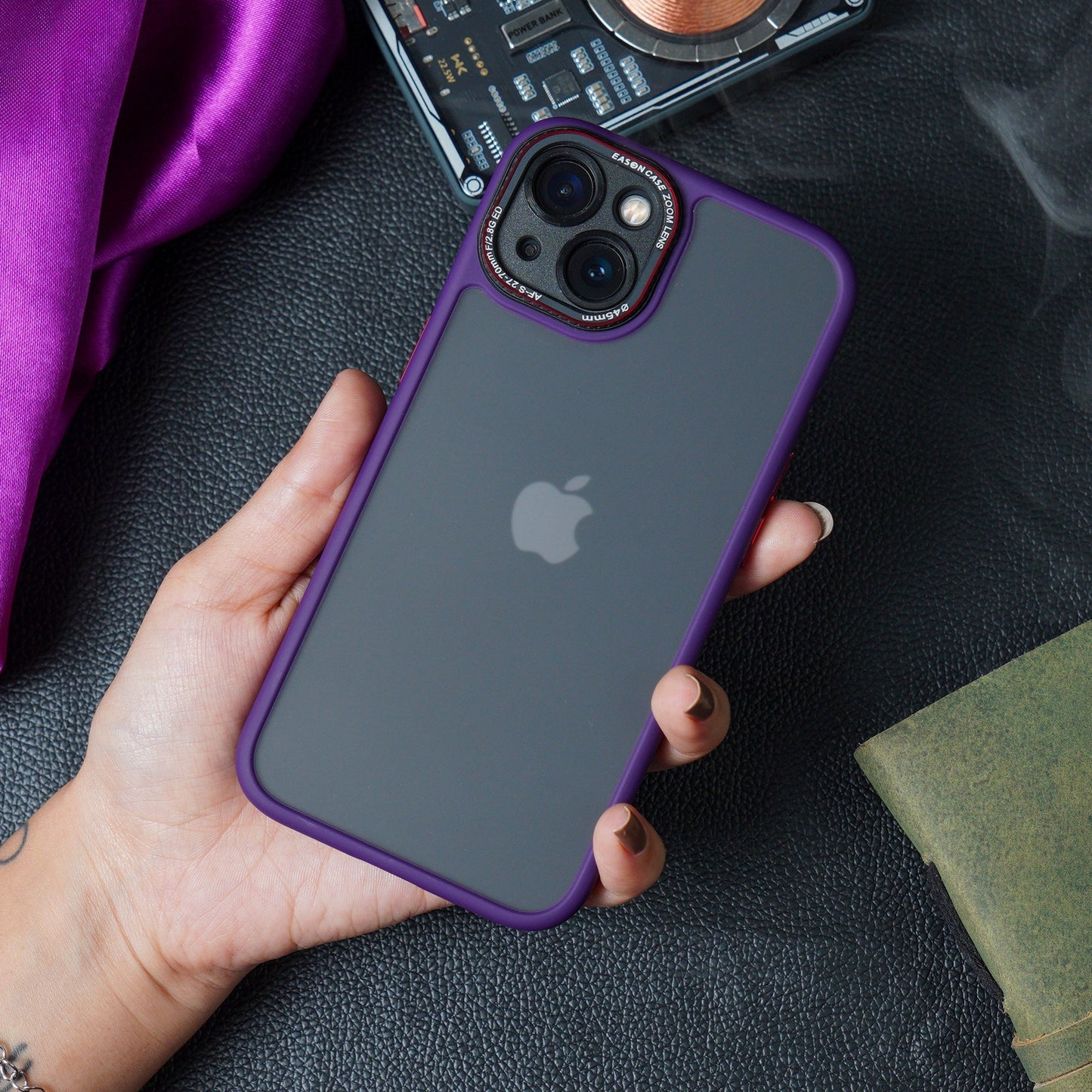 iPhone 14 Luxury Matte Shockproof Armor Case