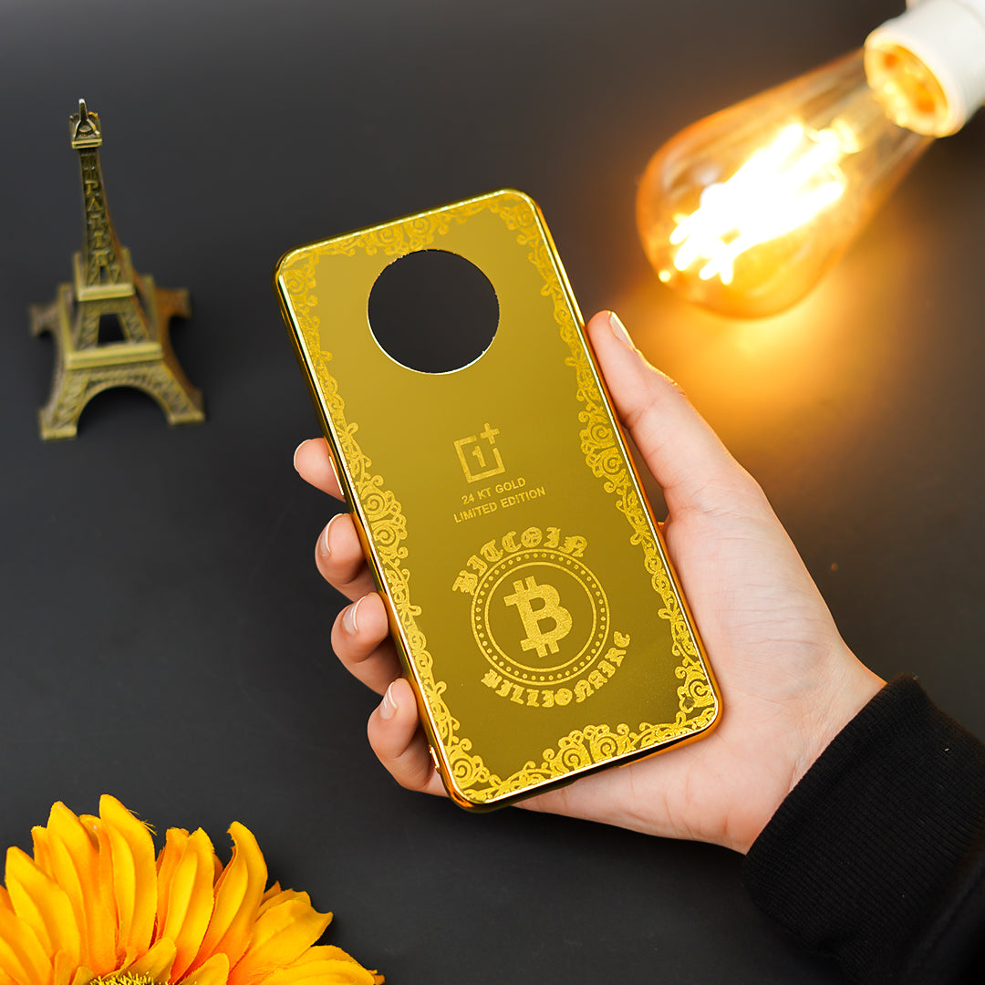 Radiant Gold Crafted Luxury Metal Case - OnePlus