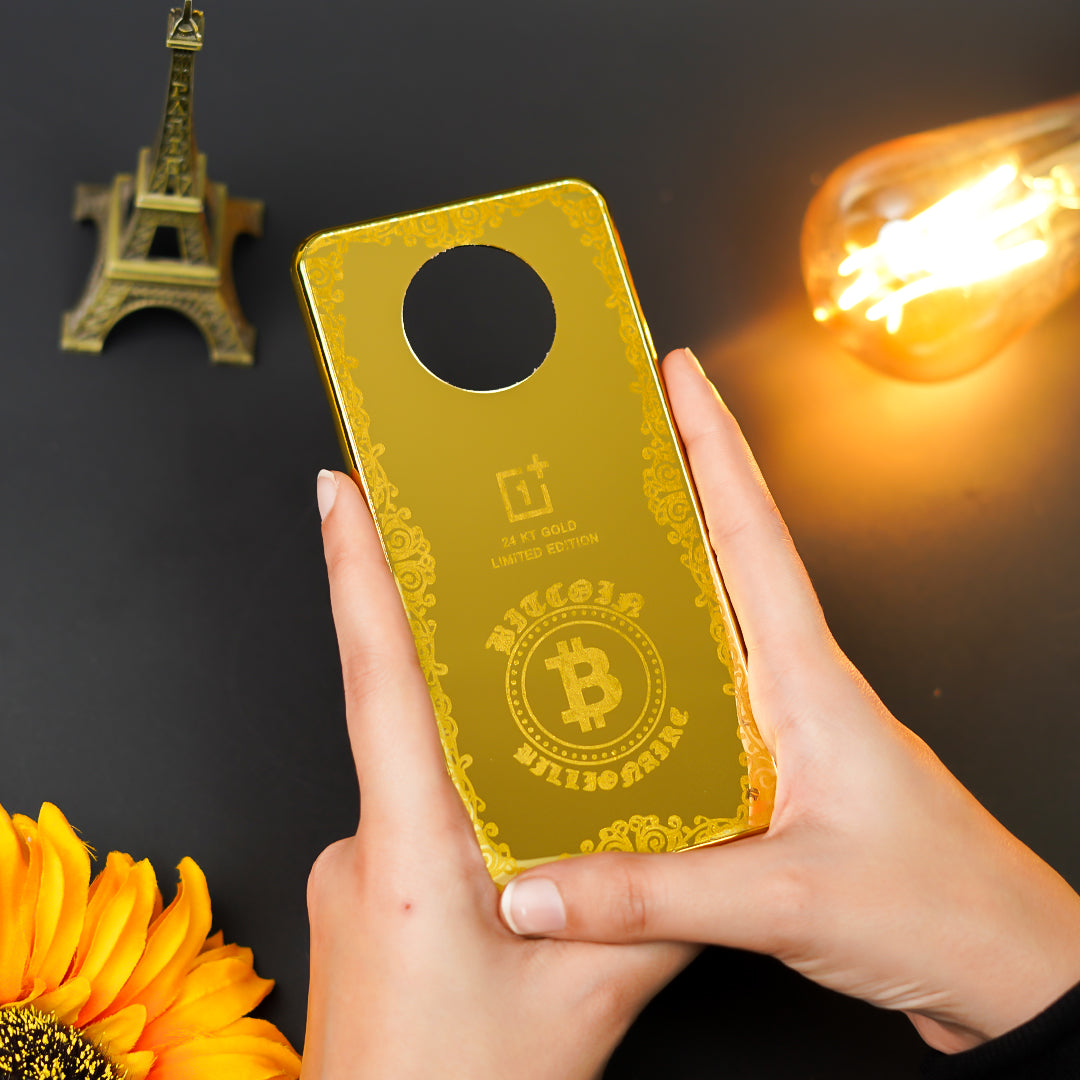 Radiant Gold Crafted Luxury Metal Case - OnePlus