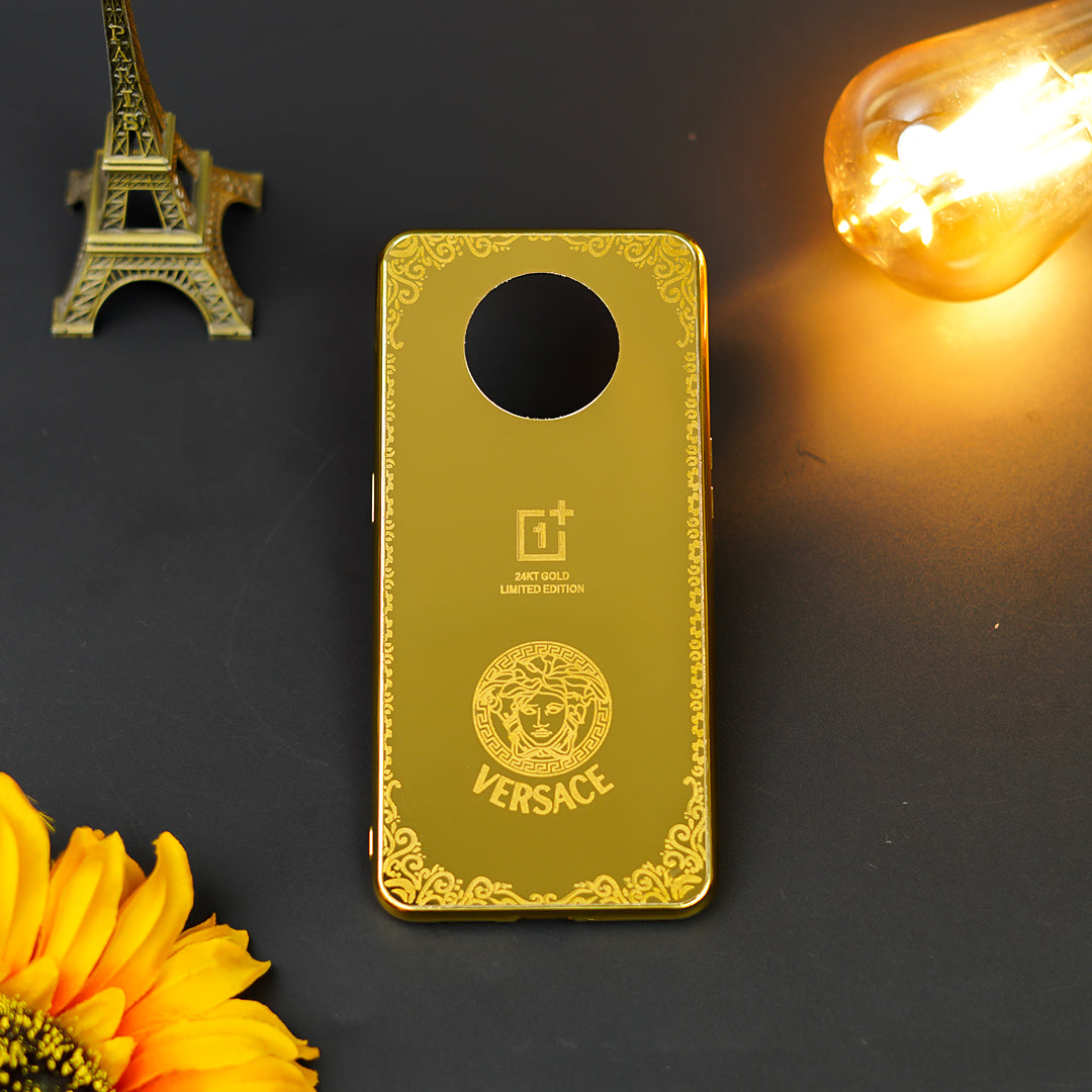 Radiant Gold Crafted Luxury Metal Case - OnePlus