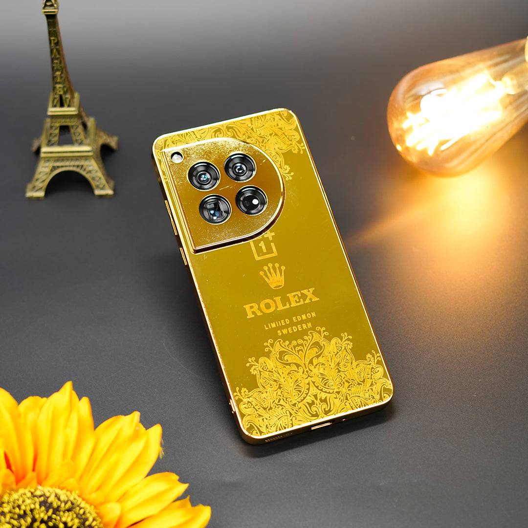 Radiant Gold Crafted Luxury Metal Case - OnePlus
