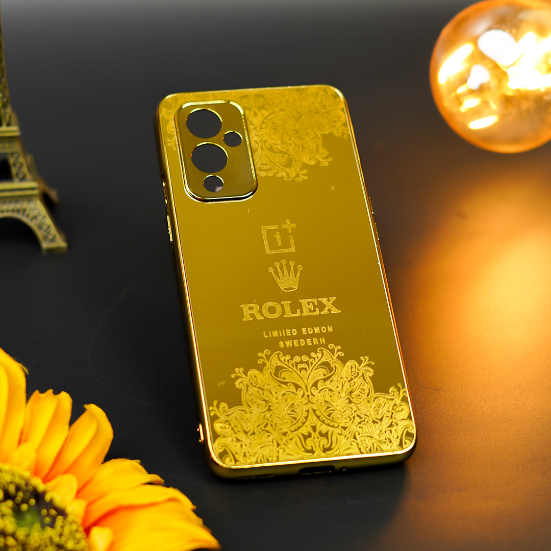 Radiant Gold Crafted Luxury Metal Case - OnePlus