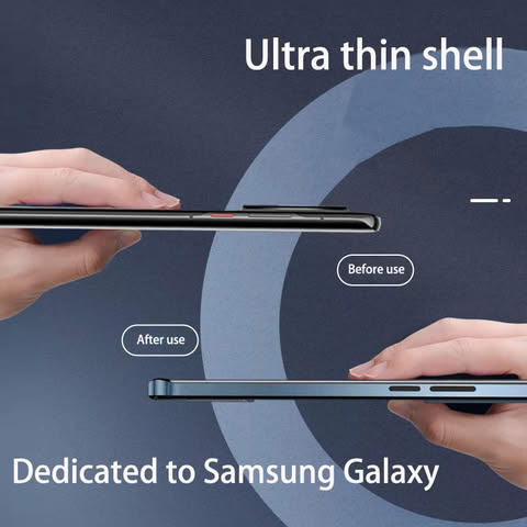 Galaxy S Series Luxury Magnetic Metal Frame Case