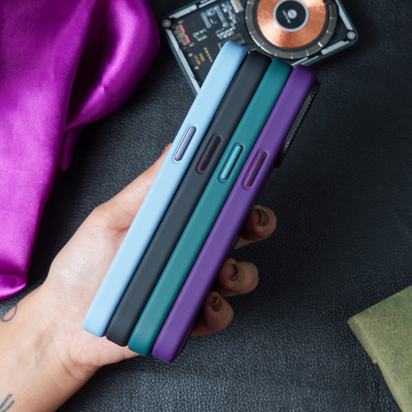 iPhone 14 Luxury Matte Shockproof Armor Case