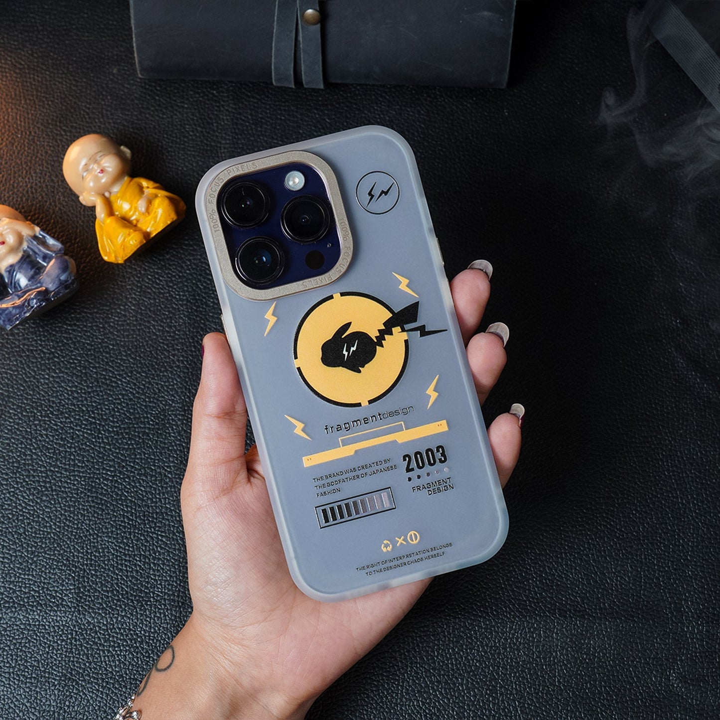 iPhone 14 Pro Anime Pattern Hard Back Case