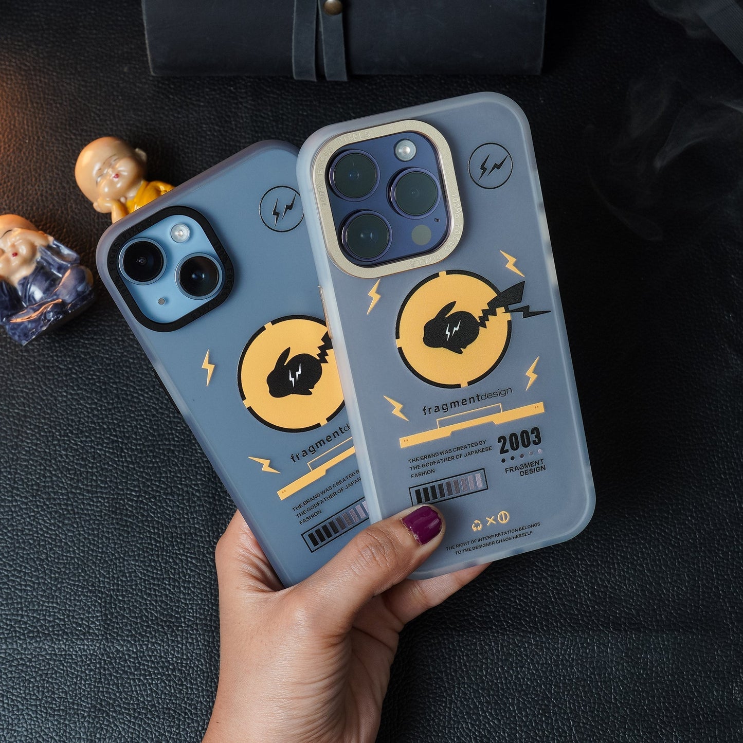 iPhone 14 Pro Anime Pattern Hard Back Case