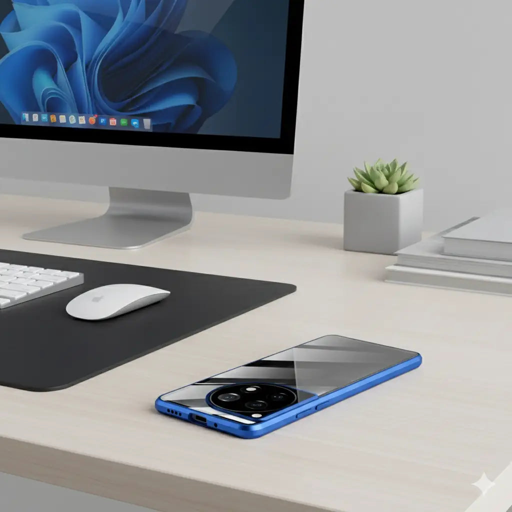 DualGuard Metal Glass Case - Oneplus