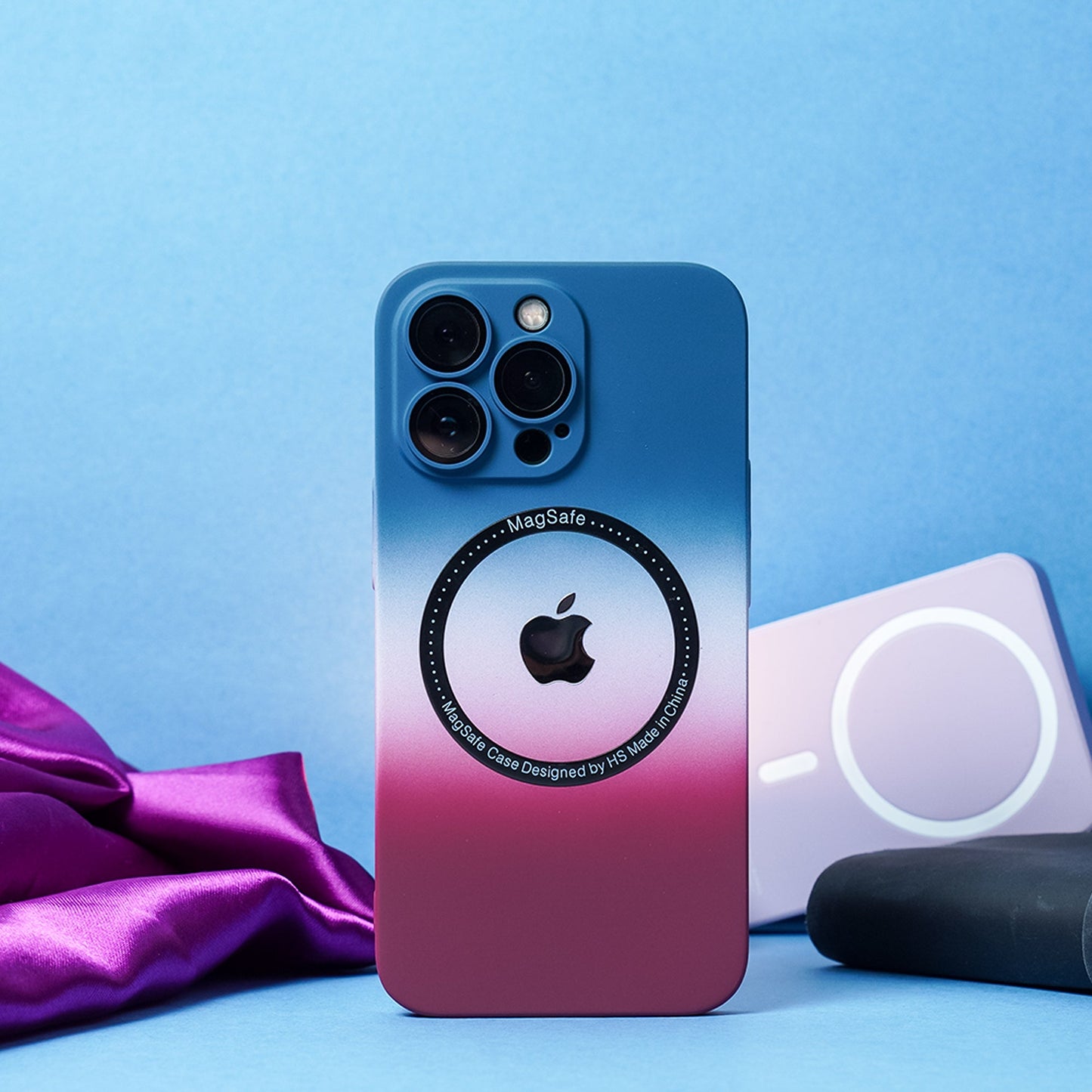 iPhone 13 Pro Gradient Matte MagSafe With Logo Case