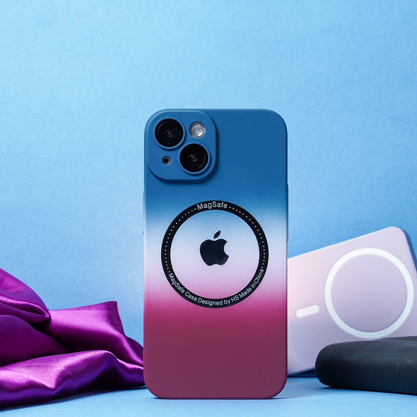 iPhone 13 Pro Gradient Matte MagSafe With Logo Case
