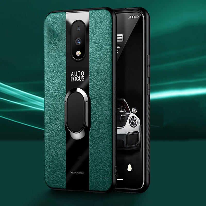 OnePlus 6T Auto Focus Plexiglass Porsche Ring Case