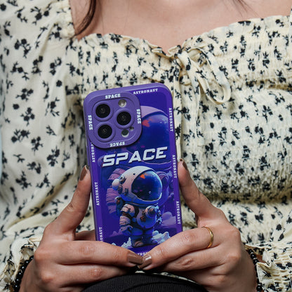 iPhone 12 Pro Luxury Space Astronaut Defender Case
