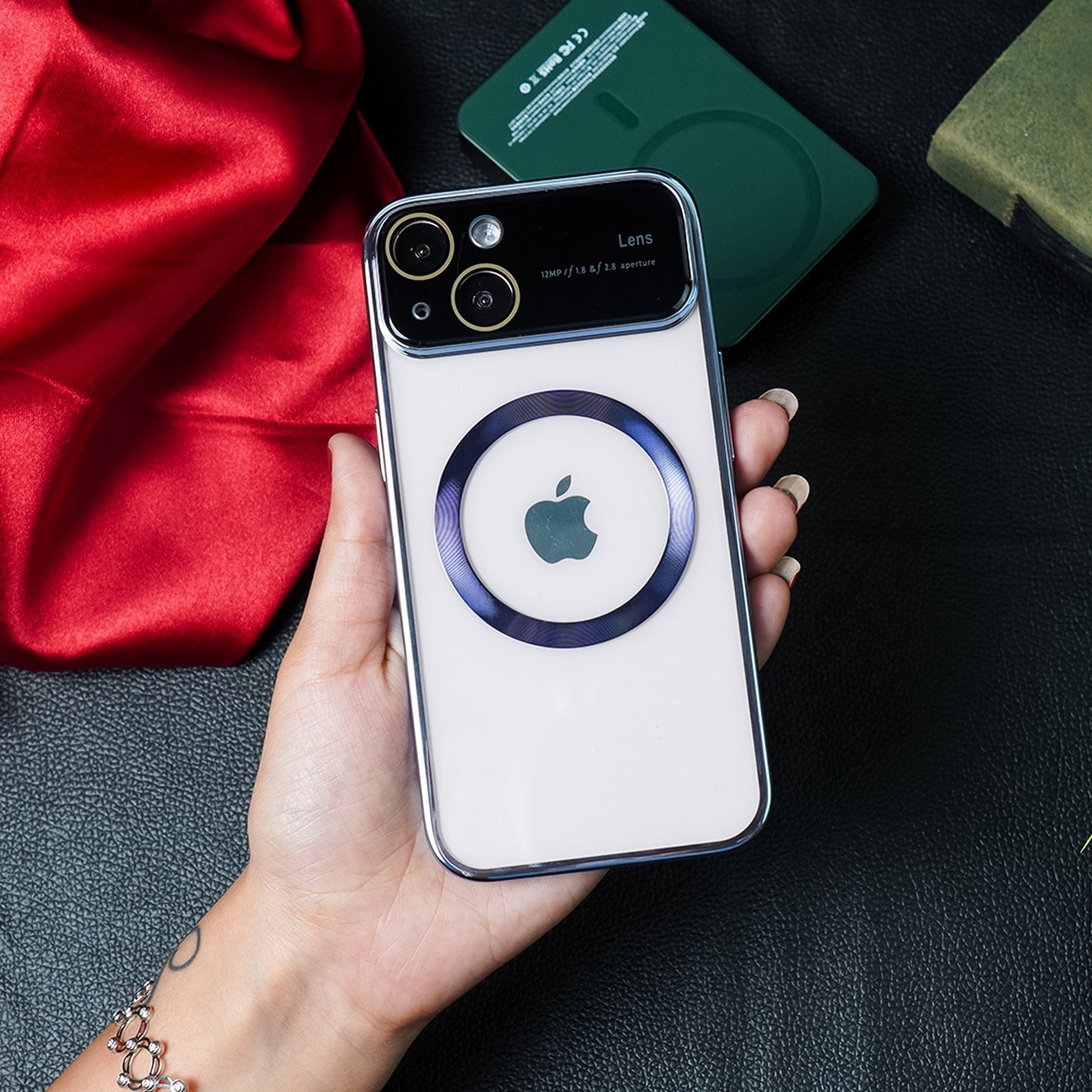 iPhone 14 Magnetic Plating Acrylic MagSafe Case