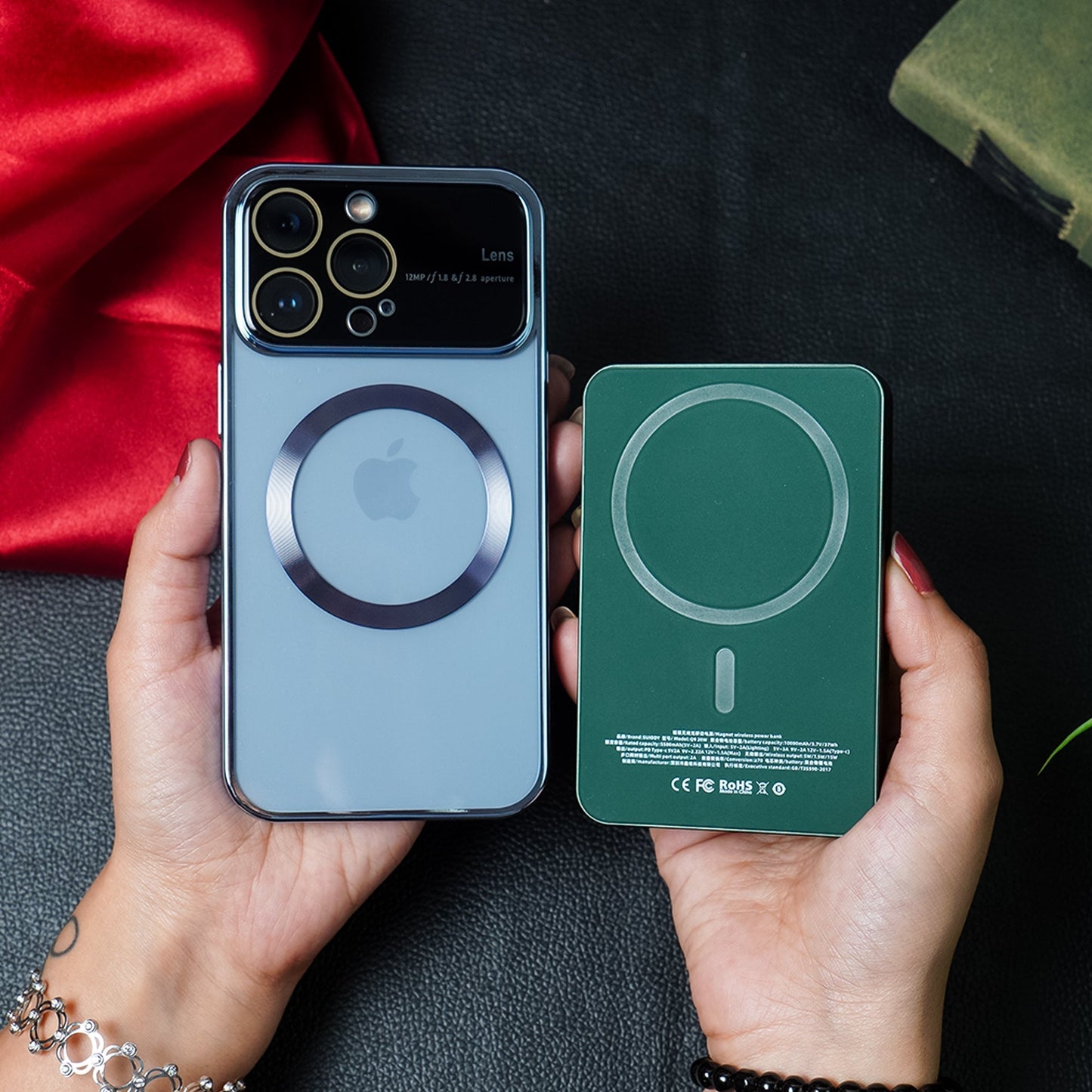 iPhone 14 Magnetic Plating Acrylic MagSafe Case