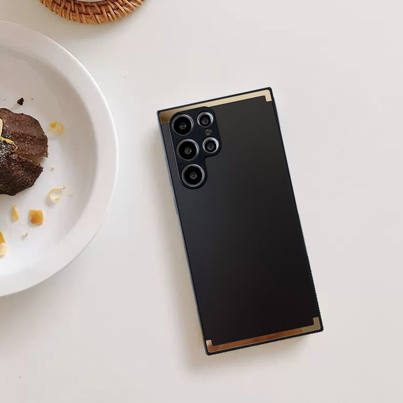 Square Gold Plated Soft Edges Case