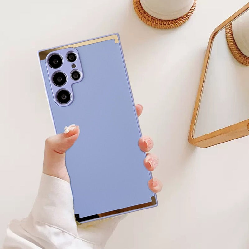 Square Gold Plated Soft Edges Case
