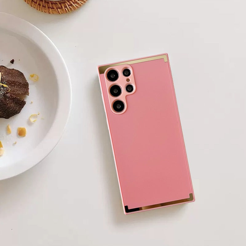 Square Gold Plated Soft Edges Case