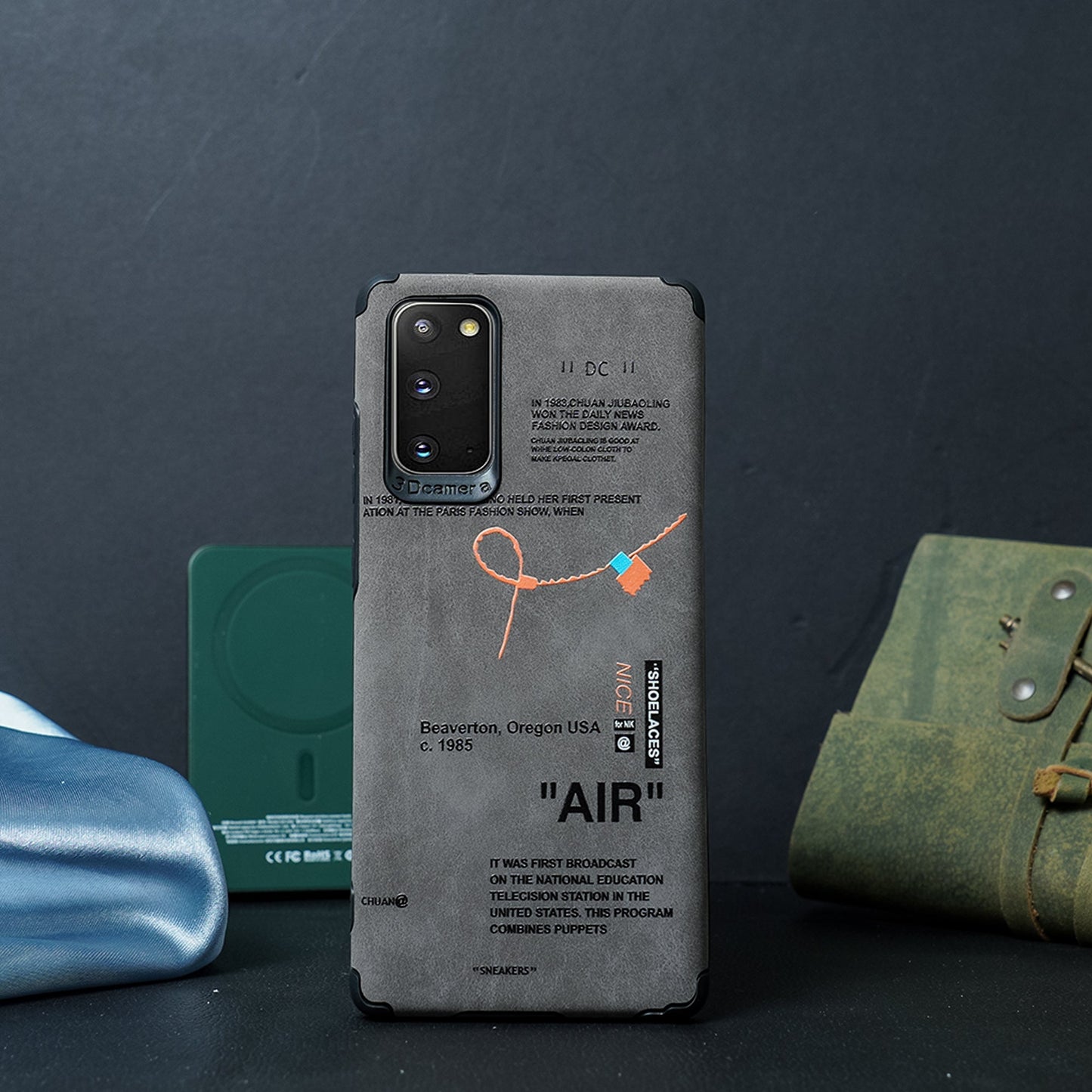 Galaxy S22 Series Sneaker Label Leather Edge Case