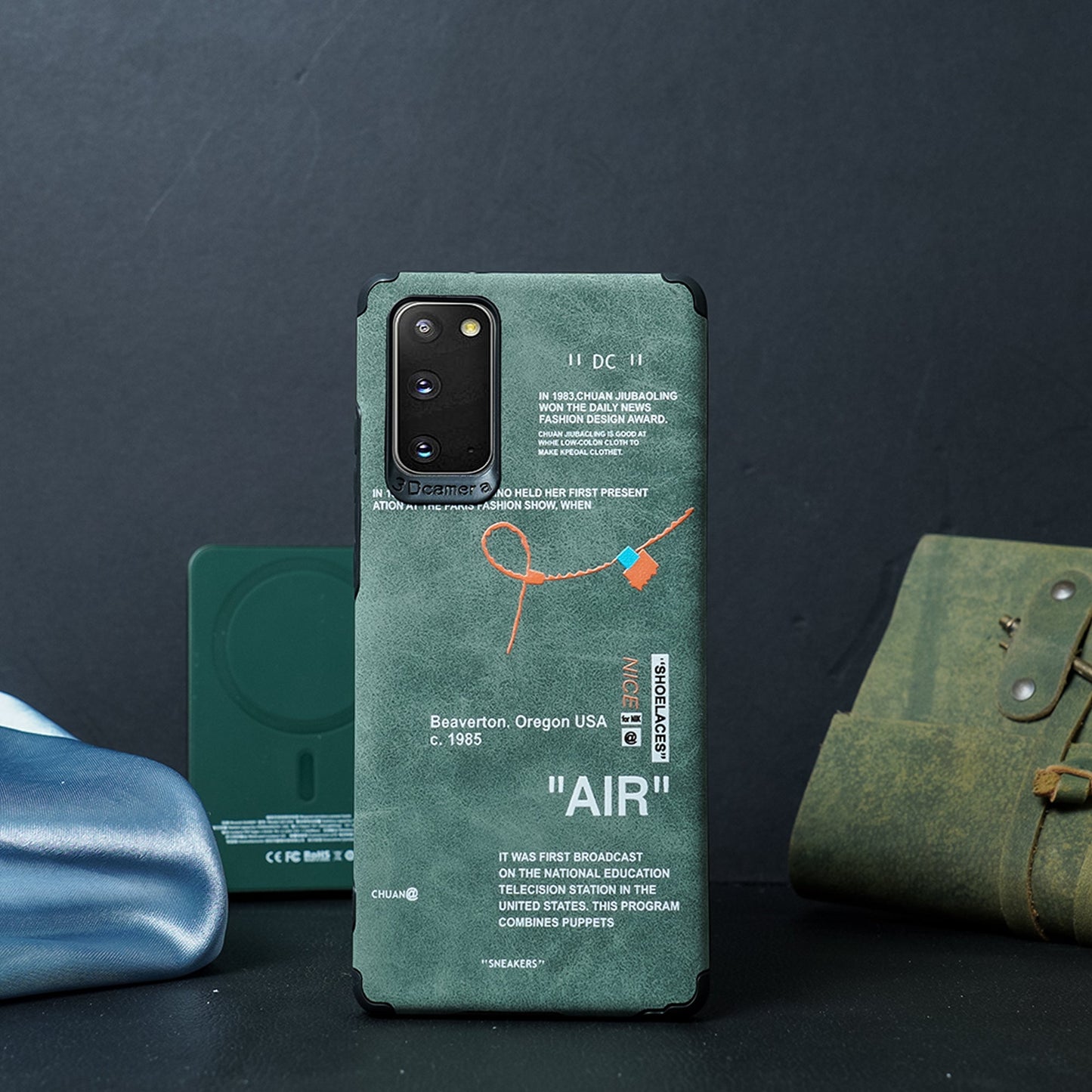 Galaxy S22 Series Sneaker Label Leather Edge Case