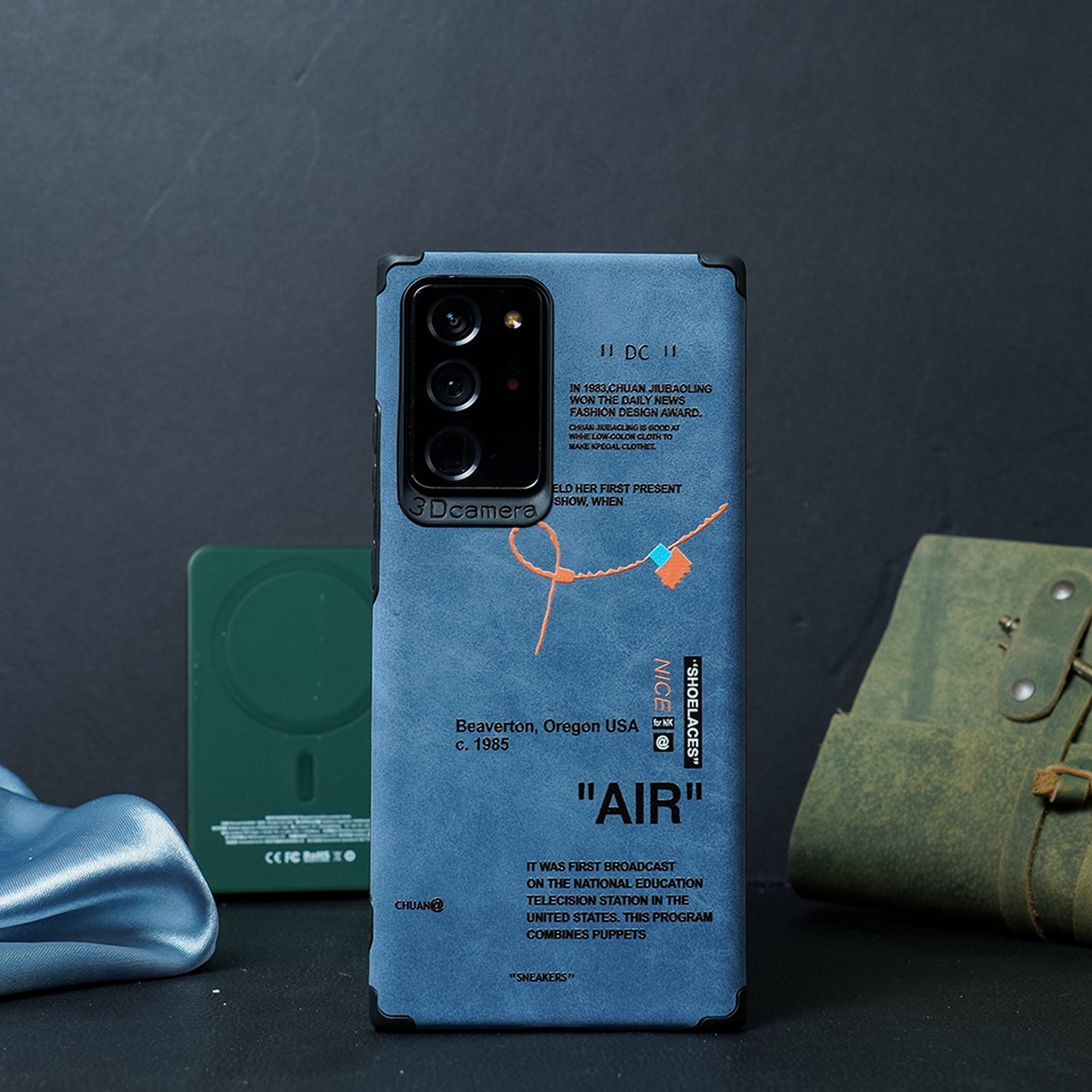 Galaxy S22 Series Sneaker Label Leather Edge Case