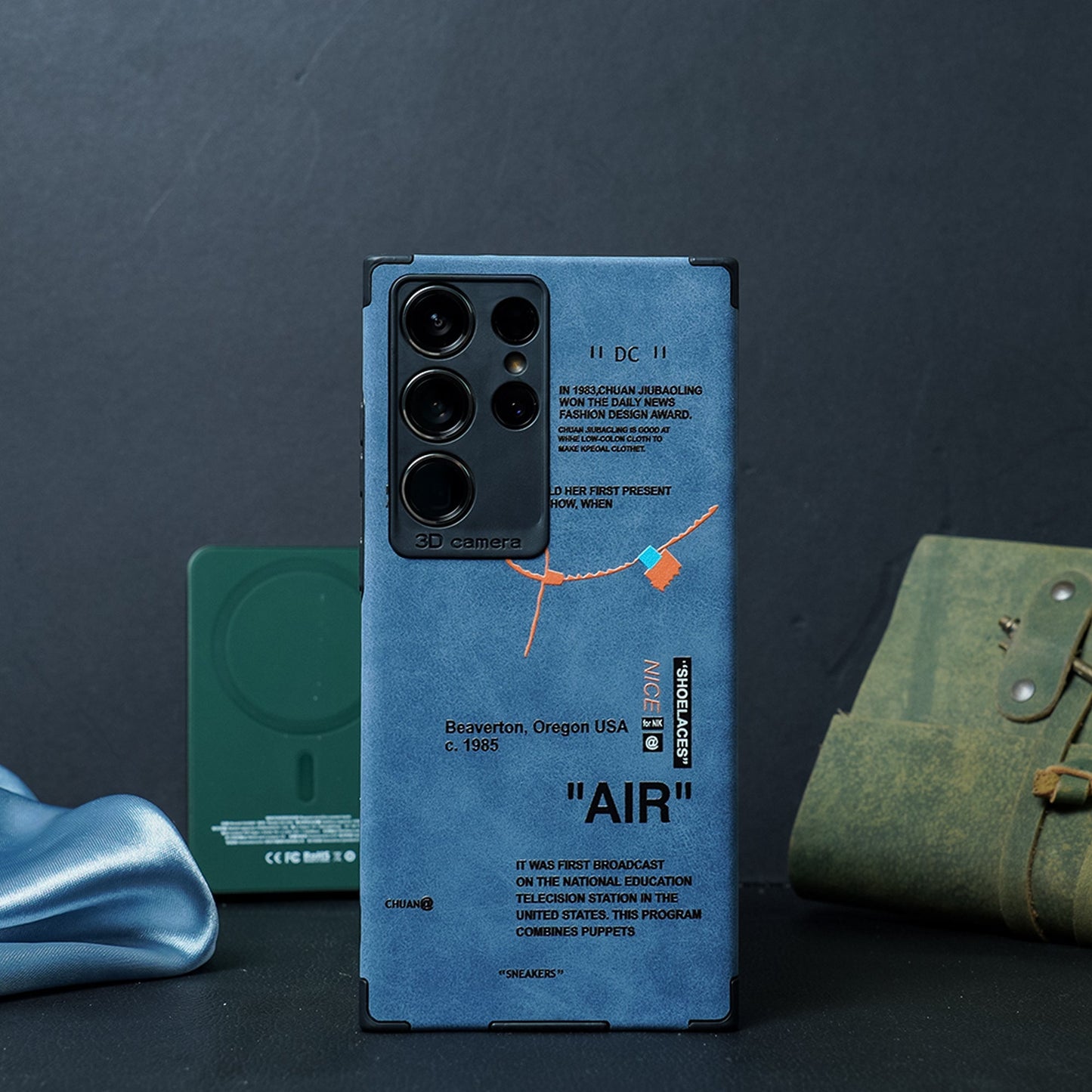 Galaxy S22 Series Sneaker Label Leather Edge Case