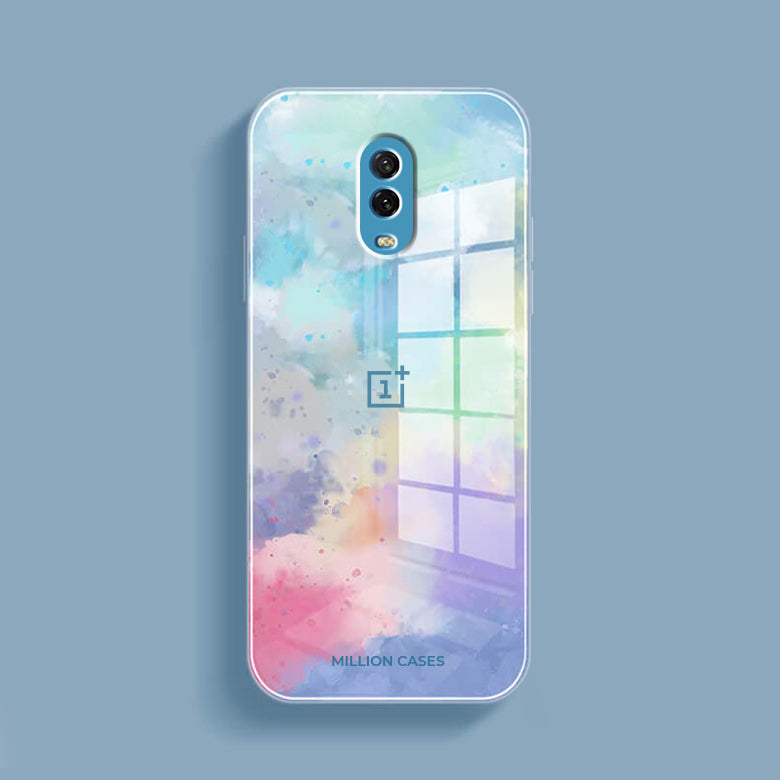 Watercolor Splatter Glass Back Case - OnePlus