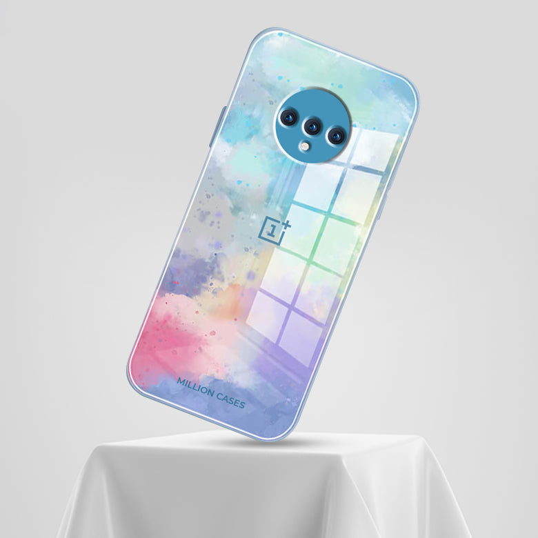 Watercolor Splatter Glass Back Case - OnePlus