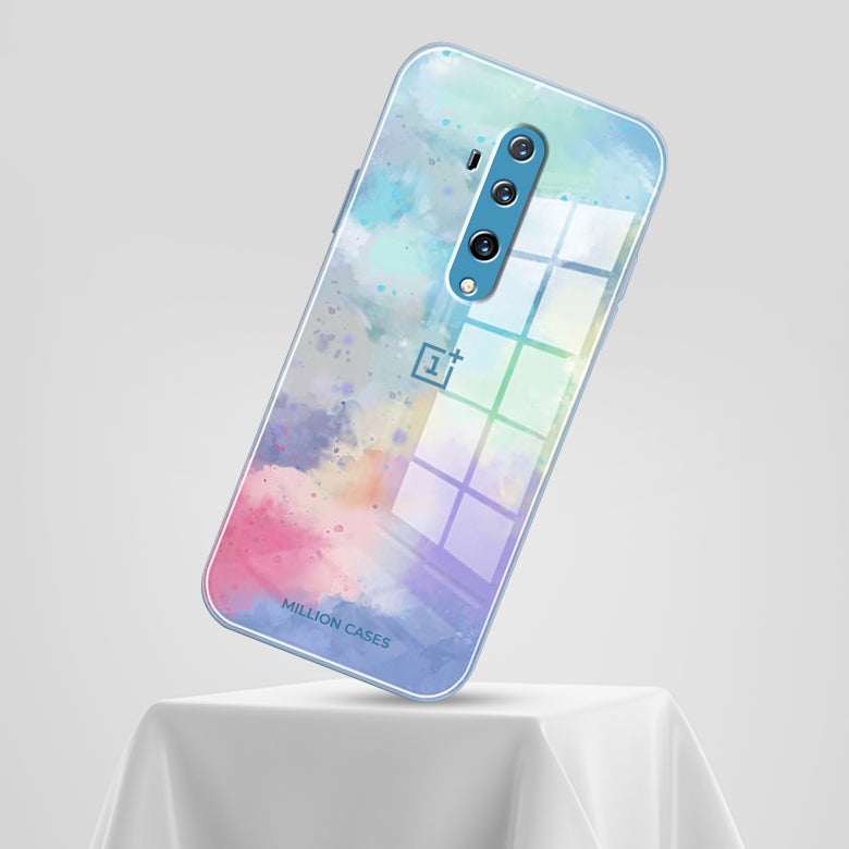 Watercolor Splatter Glass Back Case - OnePlus