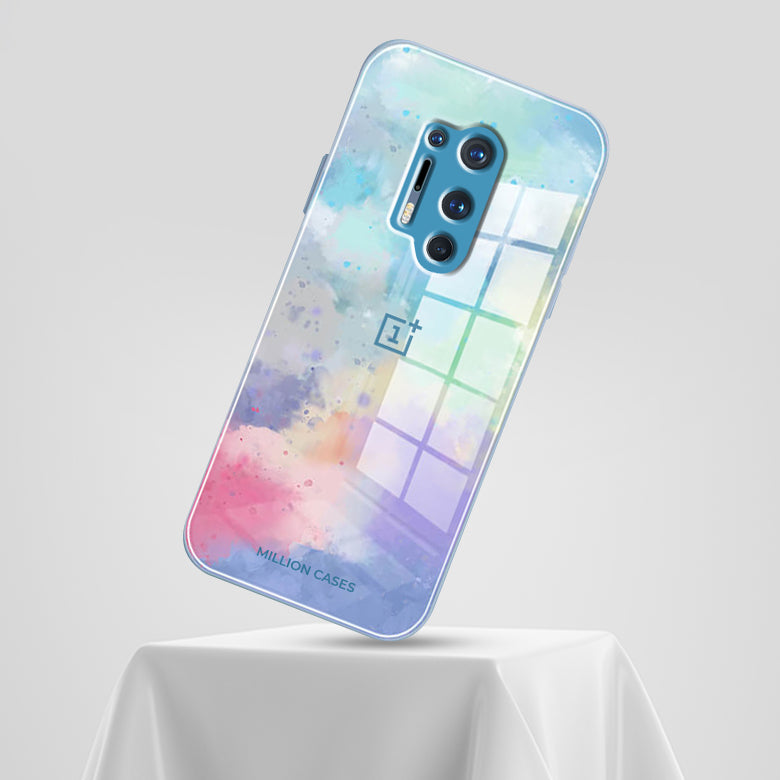 Watercolor Splatter Glass Back Case - OnePlus