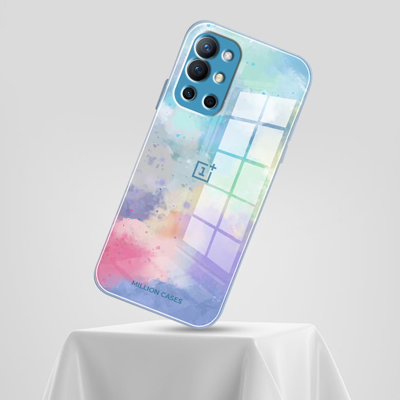 Watercolor Splatter Glass Back Case - OnePlus