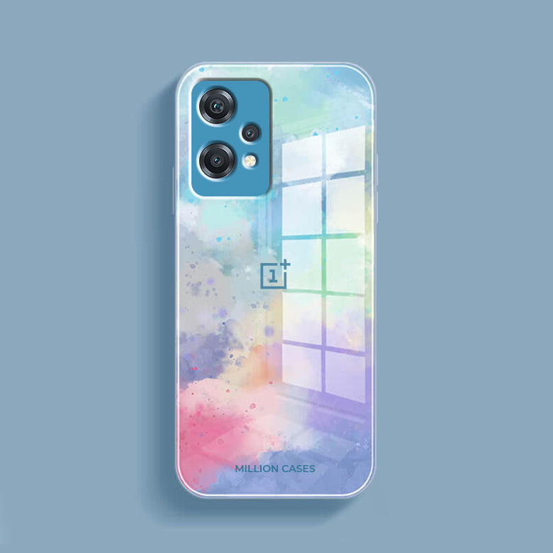 Watercolor Splatter Glass Back Case - OnePlus