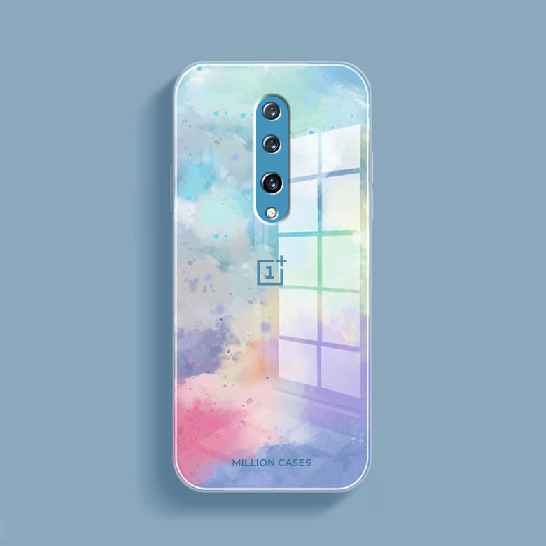 Watercolor Splatter Glass Back Case - OnePlus