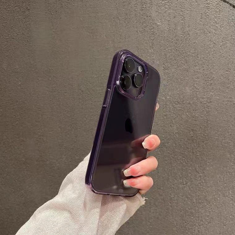 iPhone 14 Luxury Clear Back Hard Case
