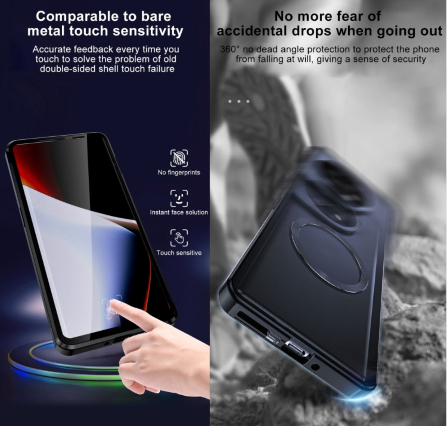 OnePlus Series Metal Magnetic Dual-Glass MagSafe Case - OnePlus