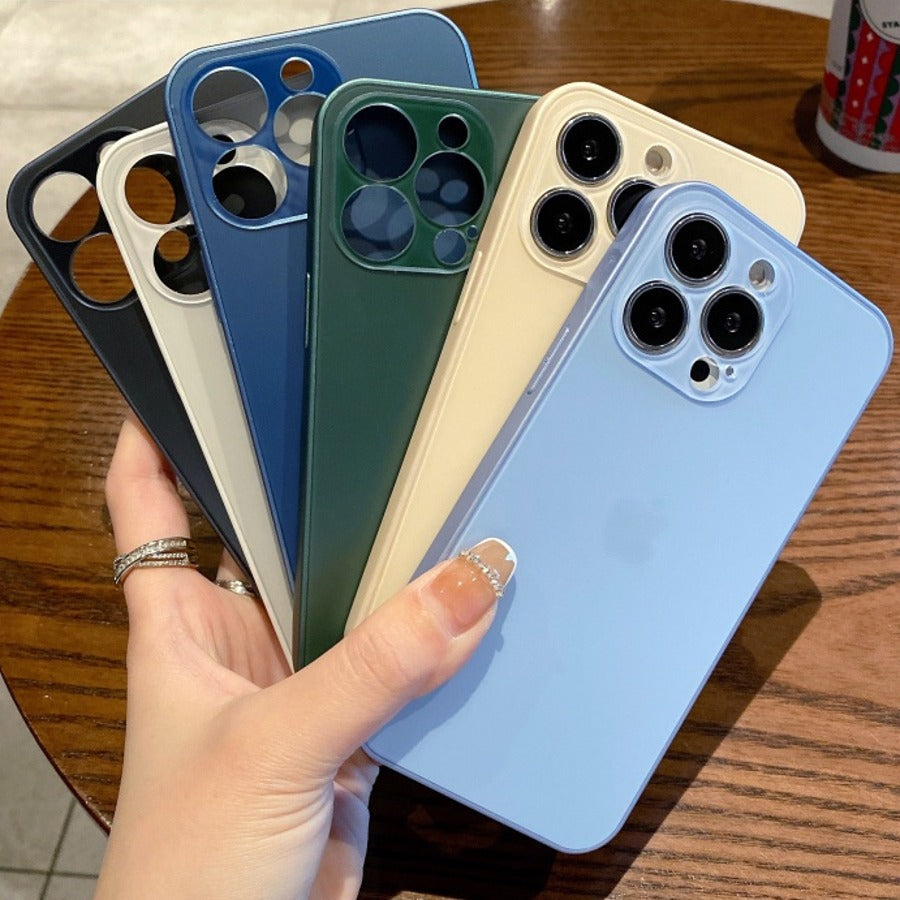 iPhone 11 Premium Slim Glass Camera Protection Case