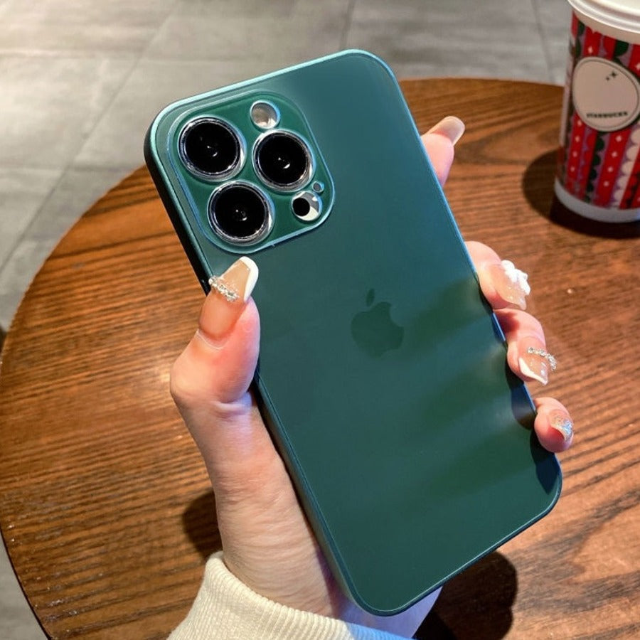 iPhone 12 Pro Premium Slim Glass Camera Protection Case