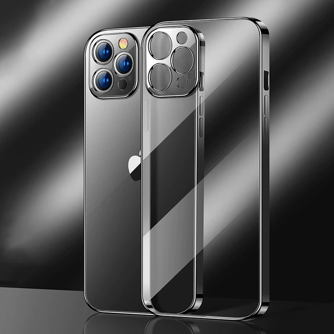 iPhone 12 Pro Max Transparent Plating Camera Protection Case