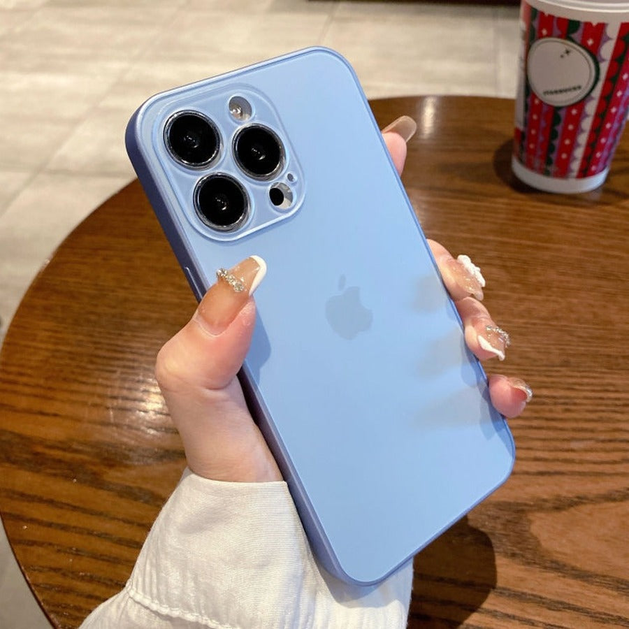 iPhone 12 Pro Premium Slim Glass Camera Protection Case