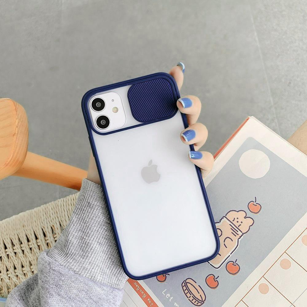 iPhone 11 Camera Lens Slide Protection Matte Case
