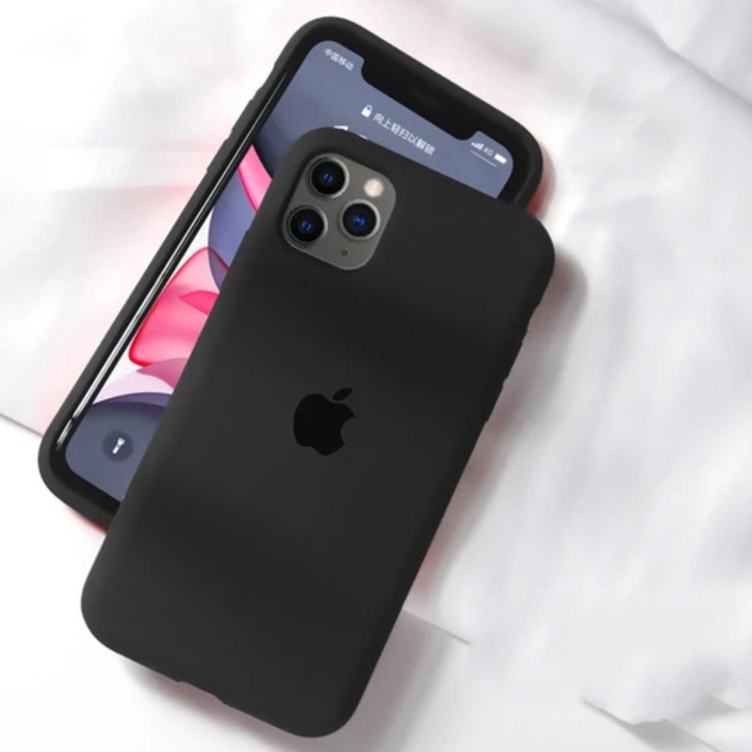 iPhone 11 Pro Max Liquid Silicone Logo Case