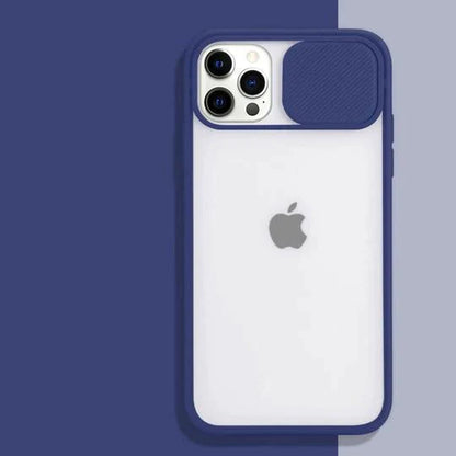 iPhone 12 Mini Camera Lens Slide Protection Matte Case