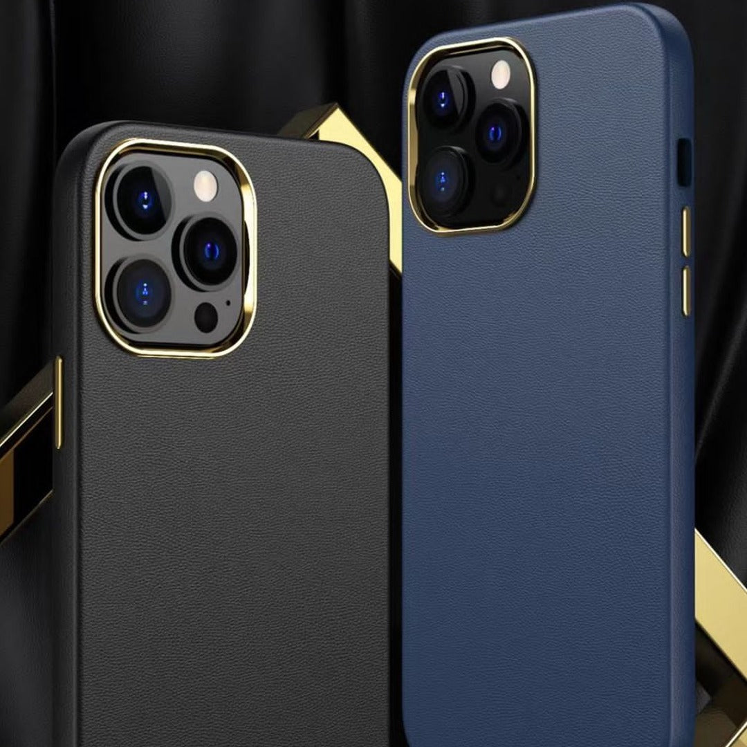 iPhone 12 Pro Max Luxury Genuine Leather Case