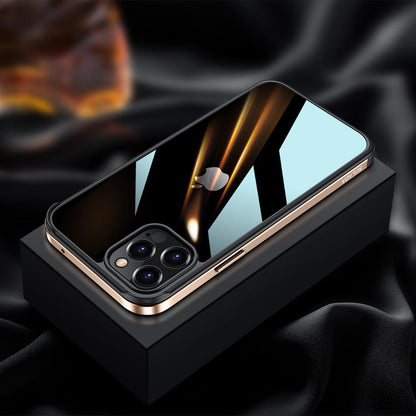 Luxury Square Metal Frame Case - iPhone