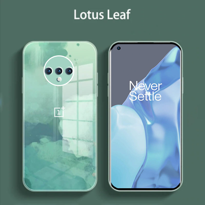 OnePlus 7T Colorful Wave Glass Phone Case