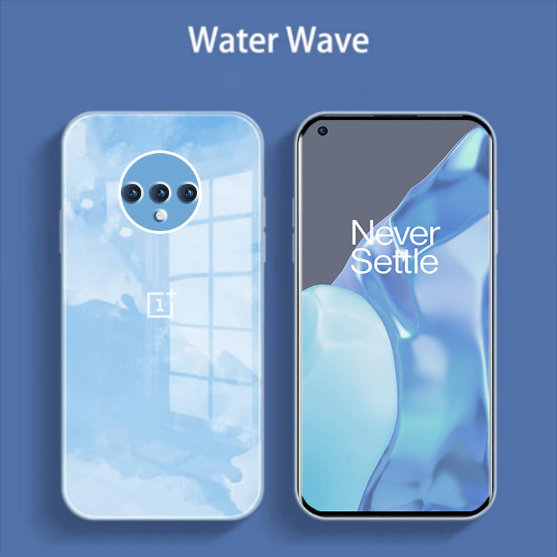 OnePlus 7T Colorful Wave Glass Phone Case