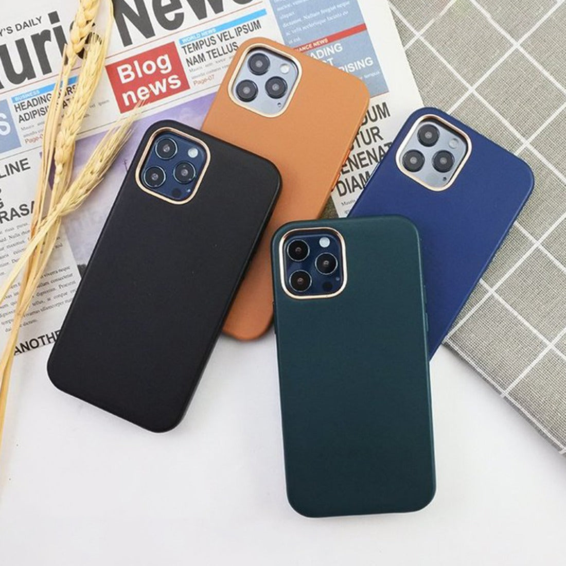 iPhone 12 Pro Max Luxury Genuine Leather Case